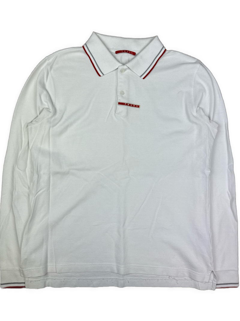 vintage white Prada polo long {L}