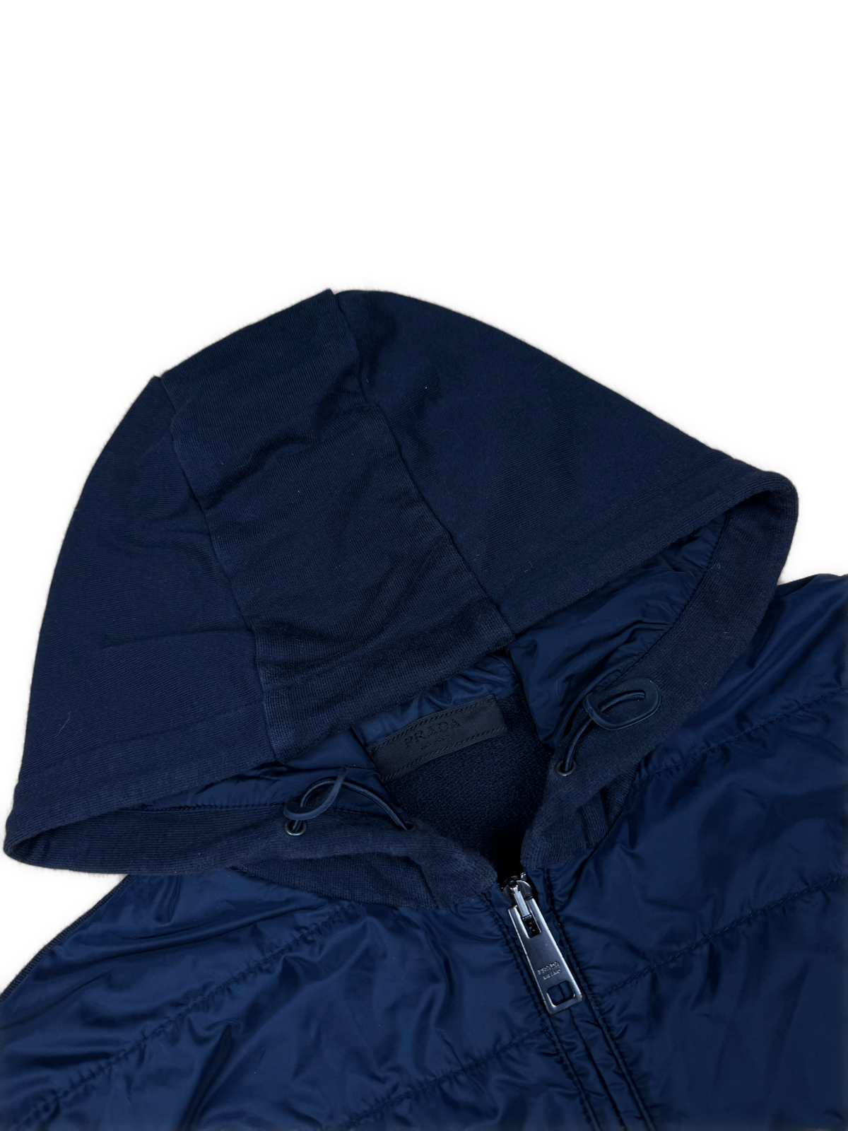 navyblue Prada hybrid sweatjacket