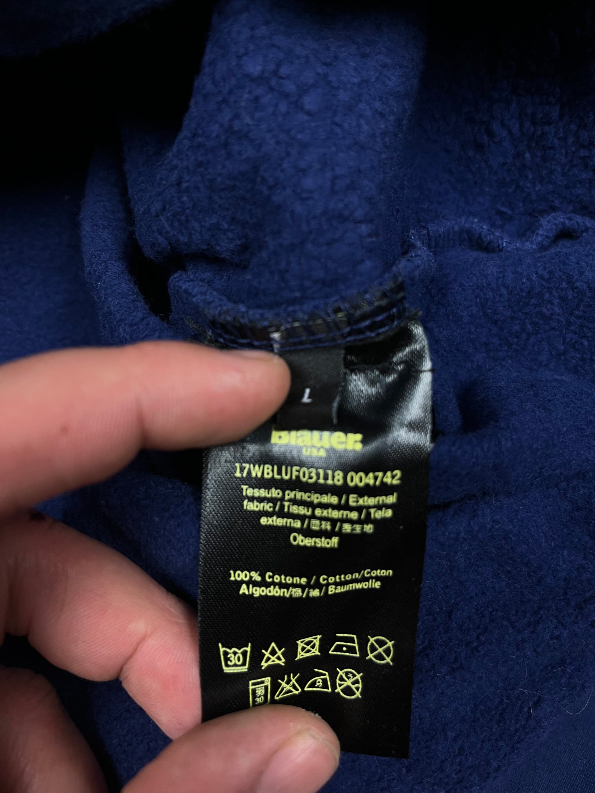 vintage Blauer sweater {L}
