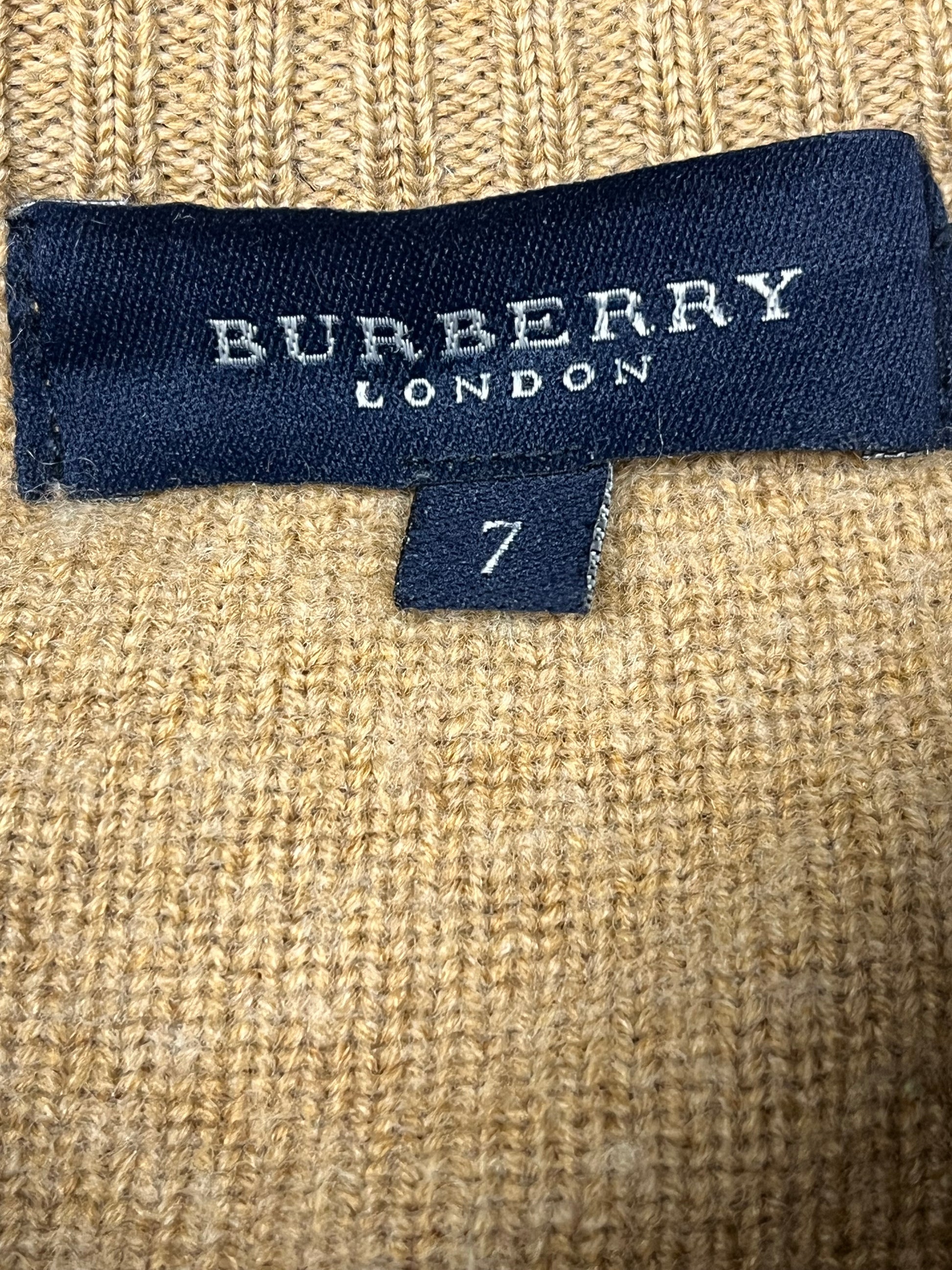vintage Burberry knittedsweater {S}