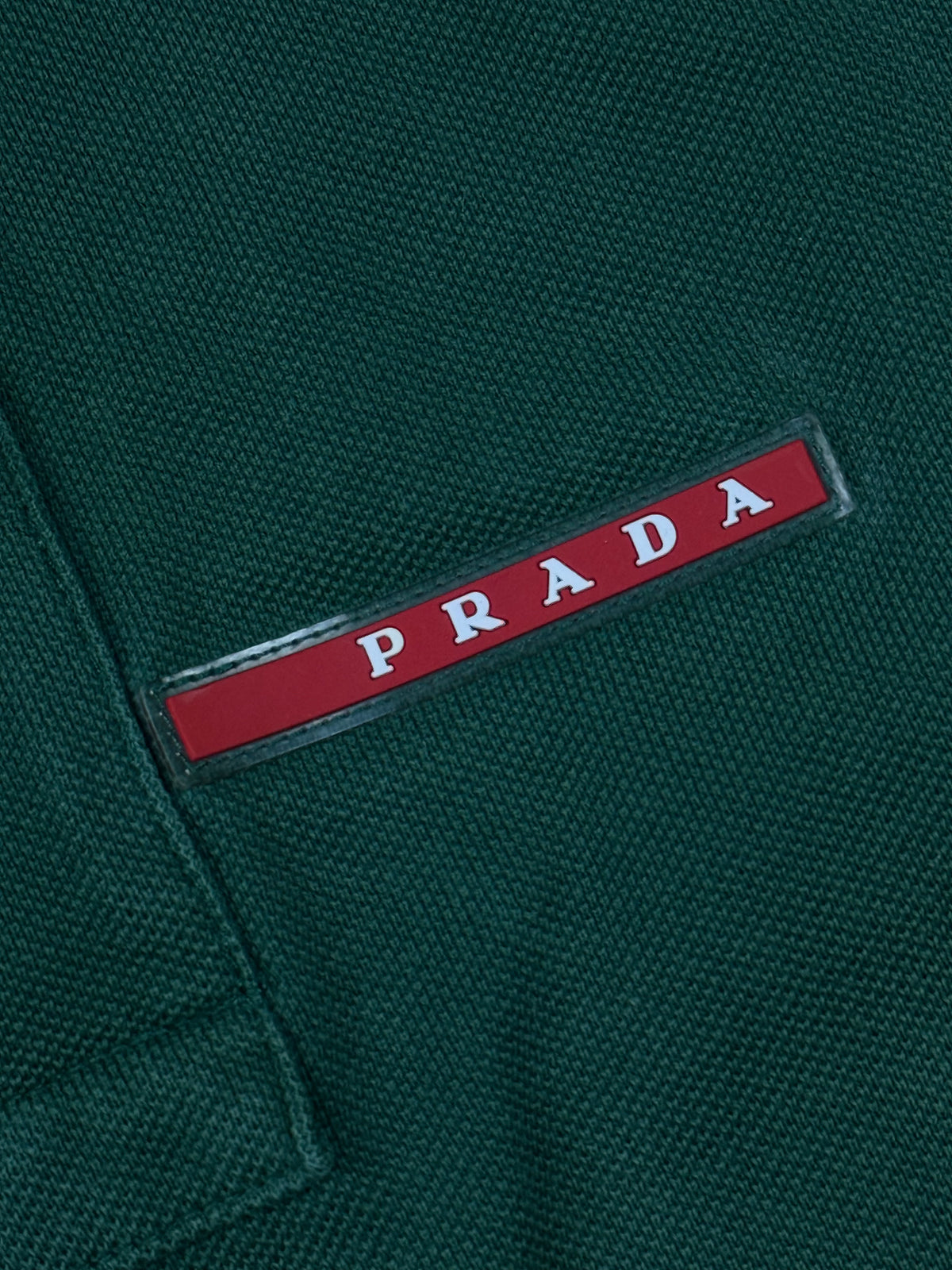 green Prada polo {S}