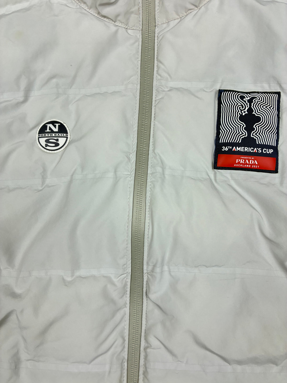 vintage Prada Americas Cup 36 x North Sails vest {XL}