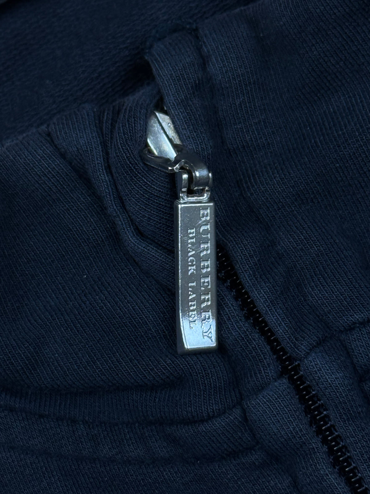 vintage navyblue Burberry Black Label sweatjacket