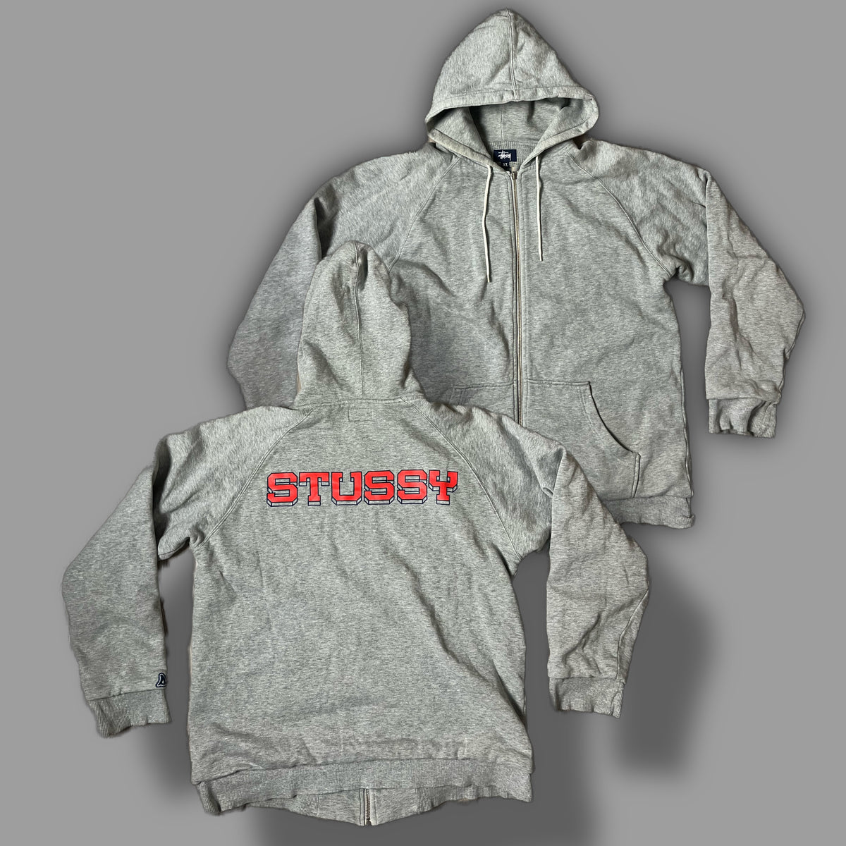 vintage Stüssy sweatjacket {XL}