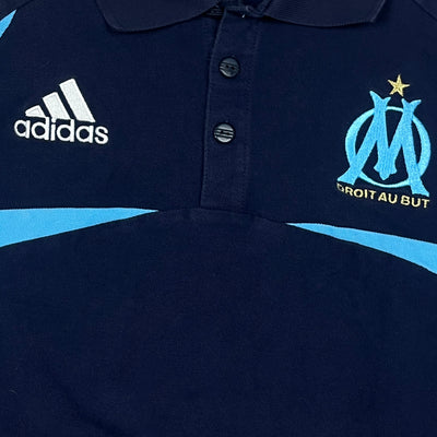 vintage Adidas Olympique Marseille polo {L}