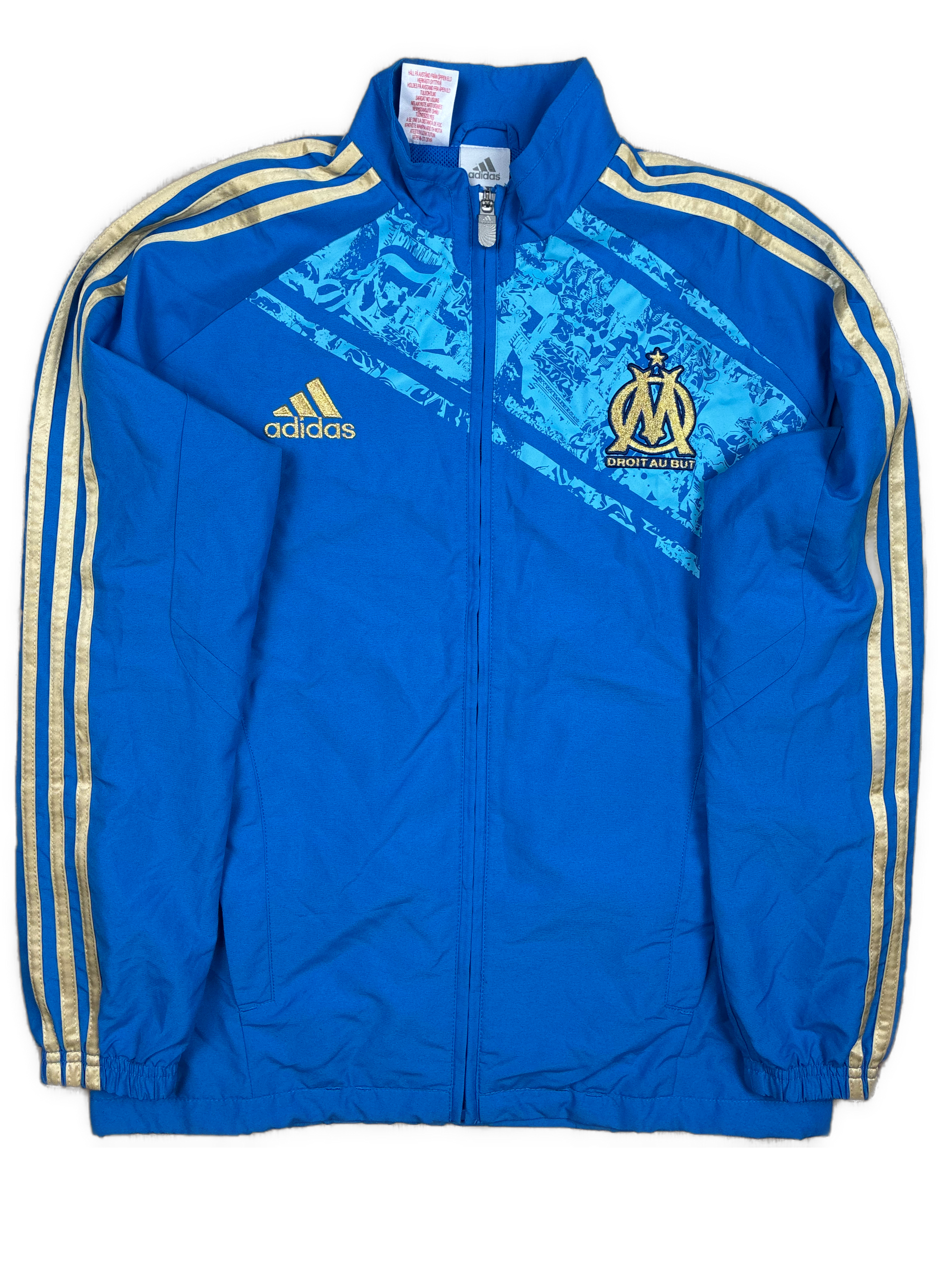 vintage Adidas Olympique Marseille windbreaker {XS}