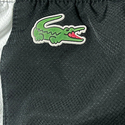 black/white Lacoste trackpants {M}