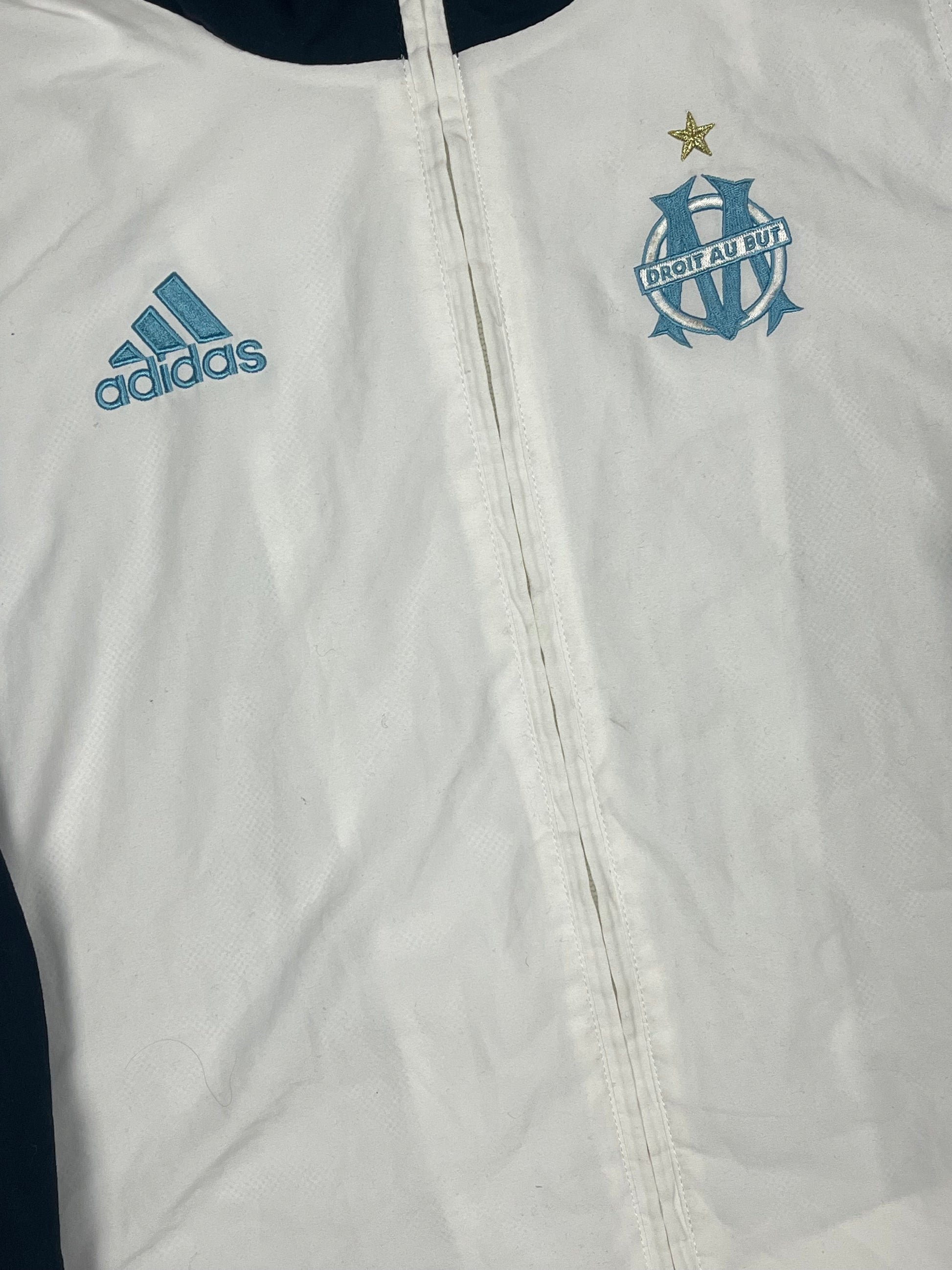 vintage Adidas Olympique Marseille windbreaker {L}