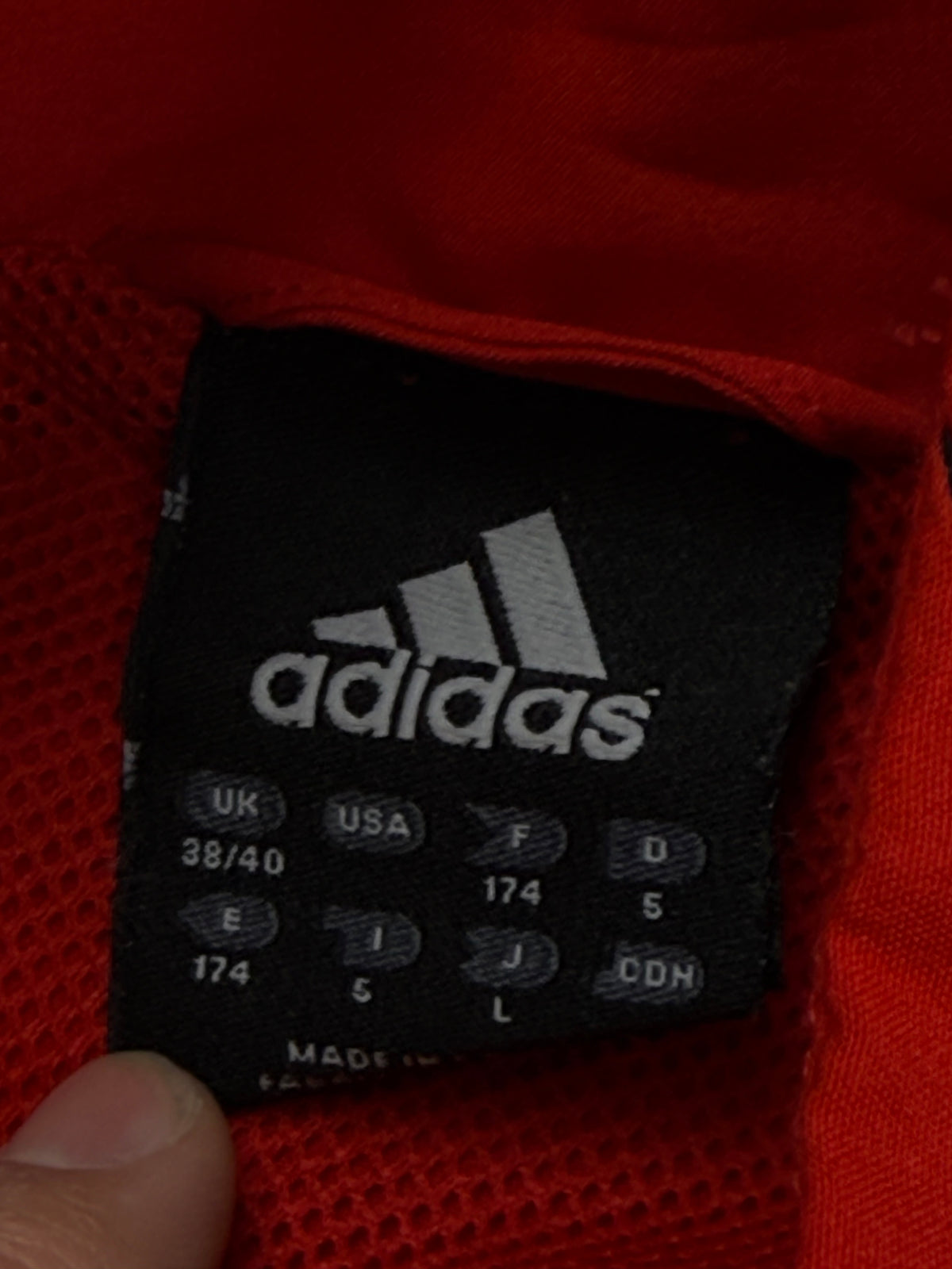 vintage Adidas Ac Milan tracksuit {L}