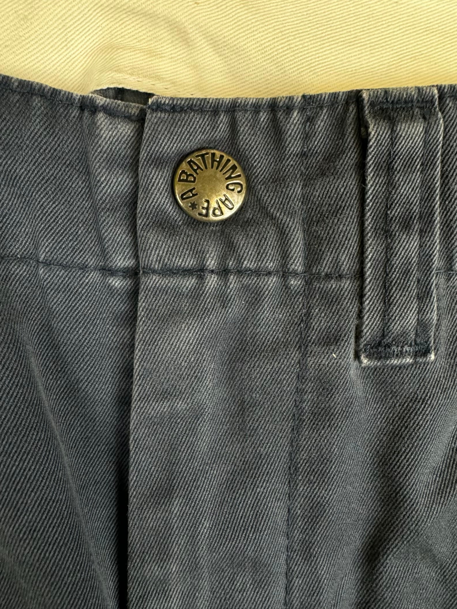 vintage BAPE a bathing ape jeans {M}