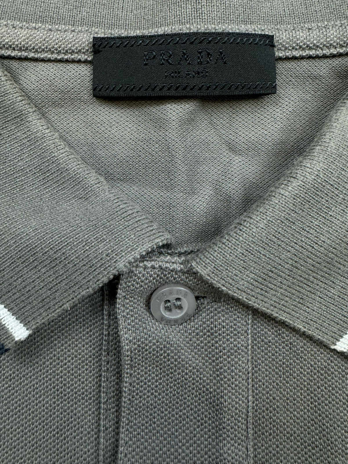 vintage grey Prada polo {L}