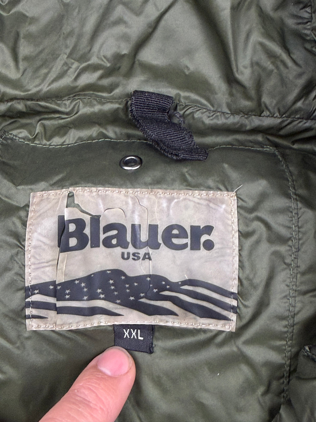 vintage Blauer winterjacket {XL}