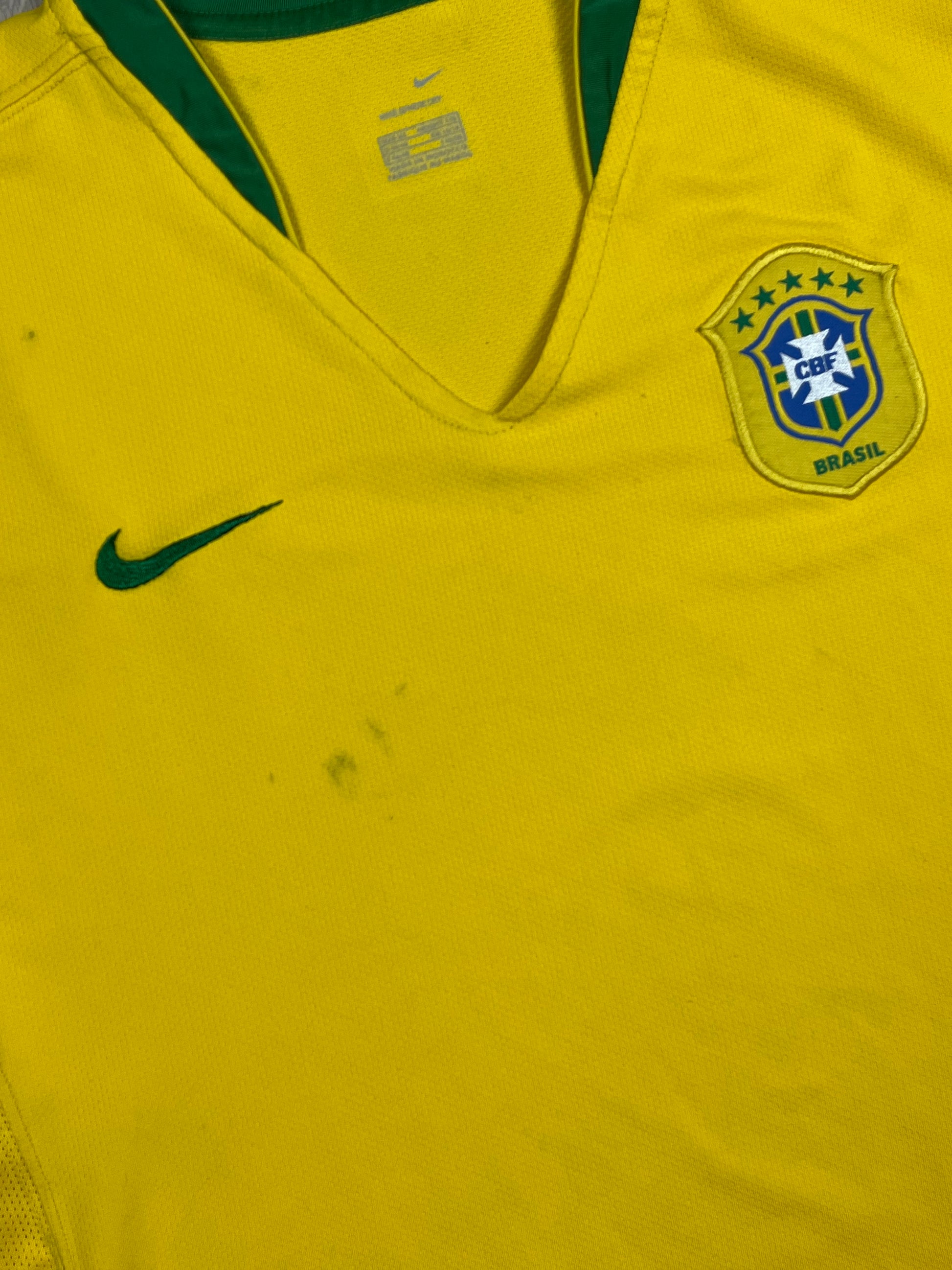 vintage Nike Brasil home jersey {S}