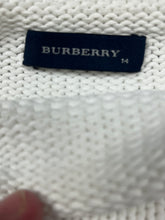 Cargar imagen en el visor de la galería, vintage white Burberry knittedsweater {XS}
