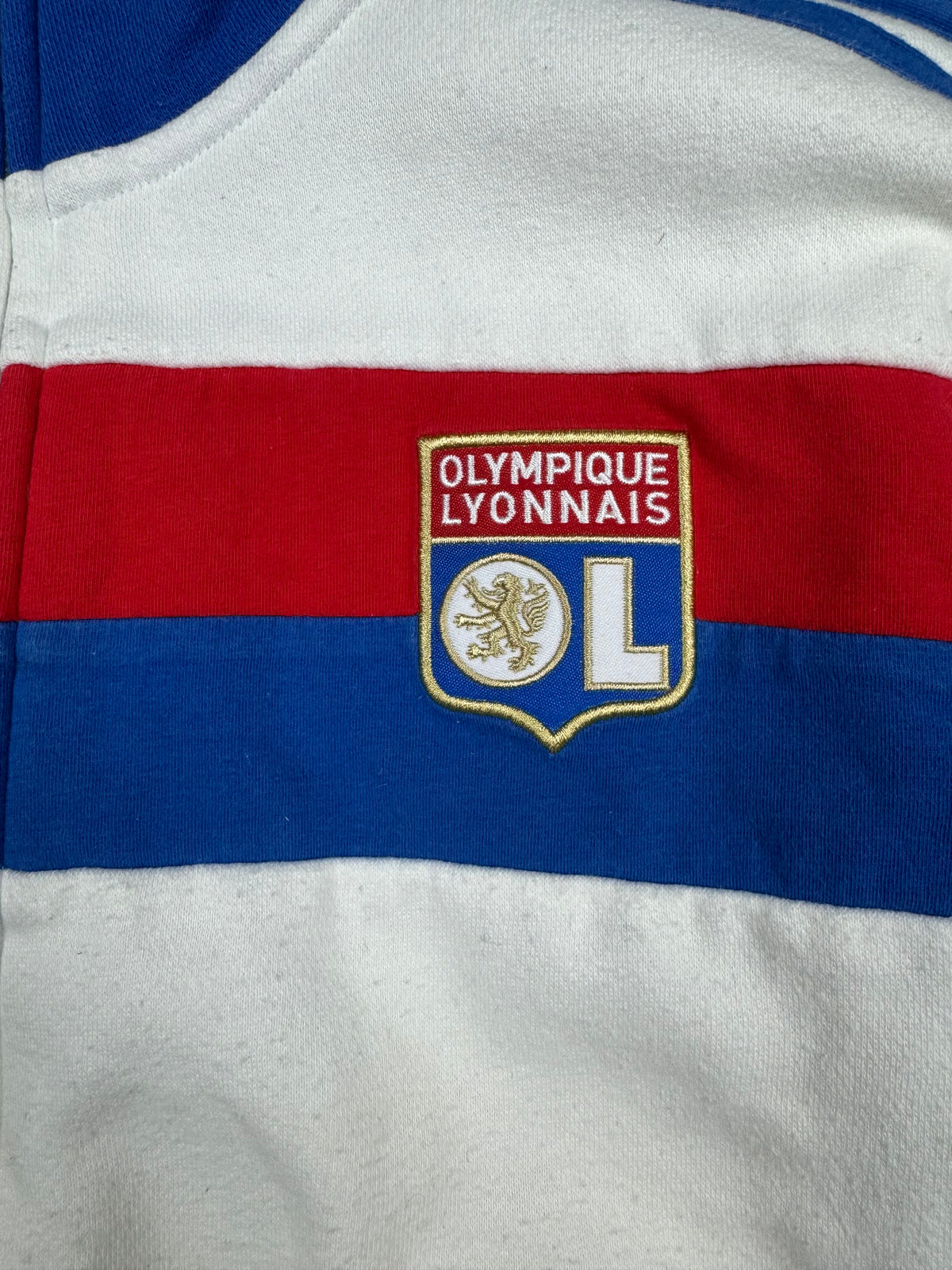 vintage Adidas Olympique Lyon trackjacket {L}