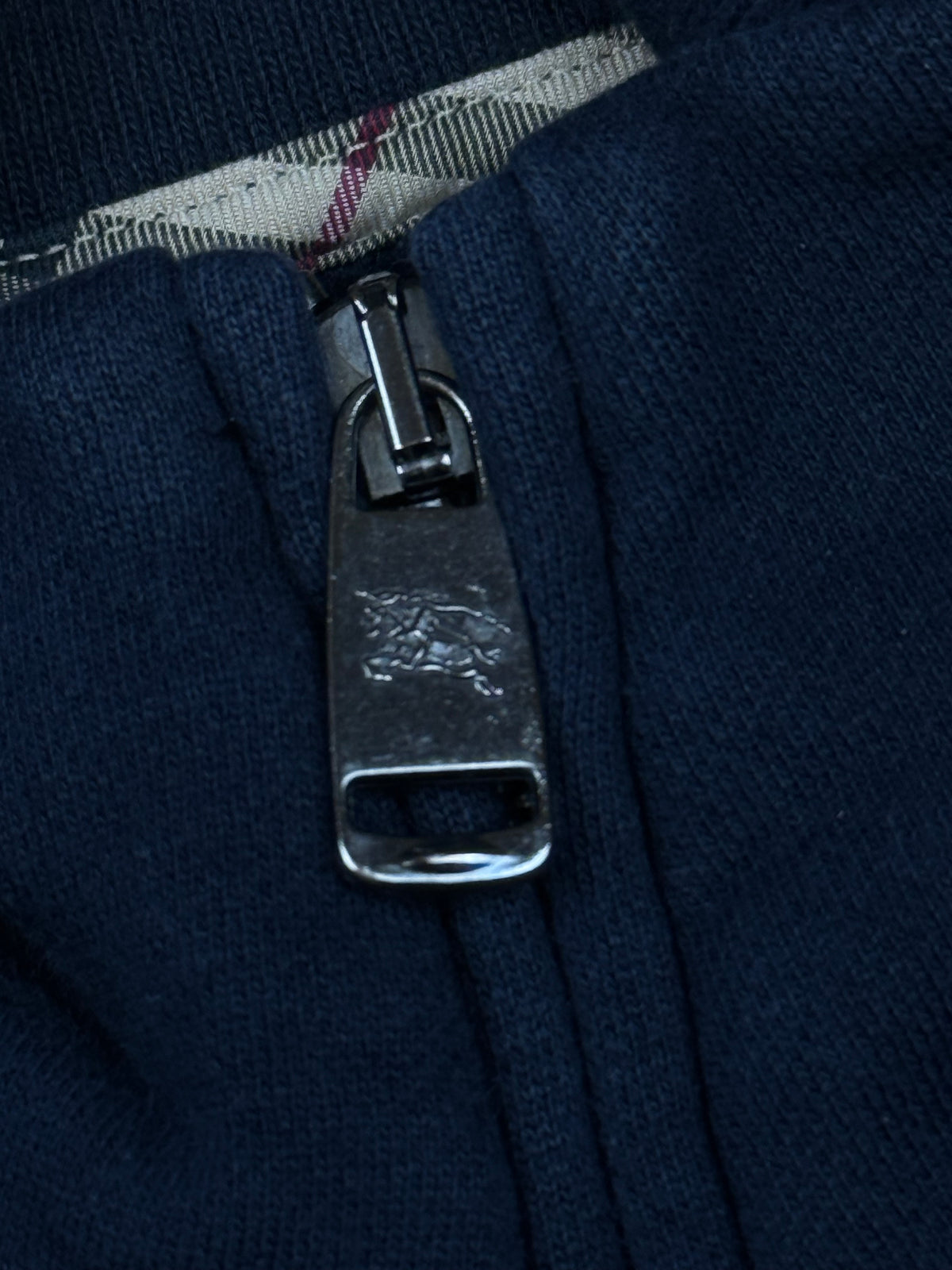 vintage navyblue Burberry sweatjacket