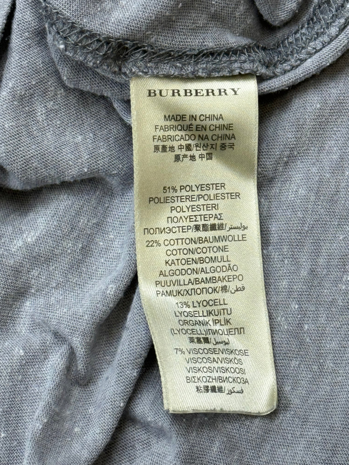 vintage Burberry t-shirt