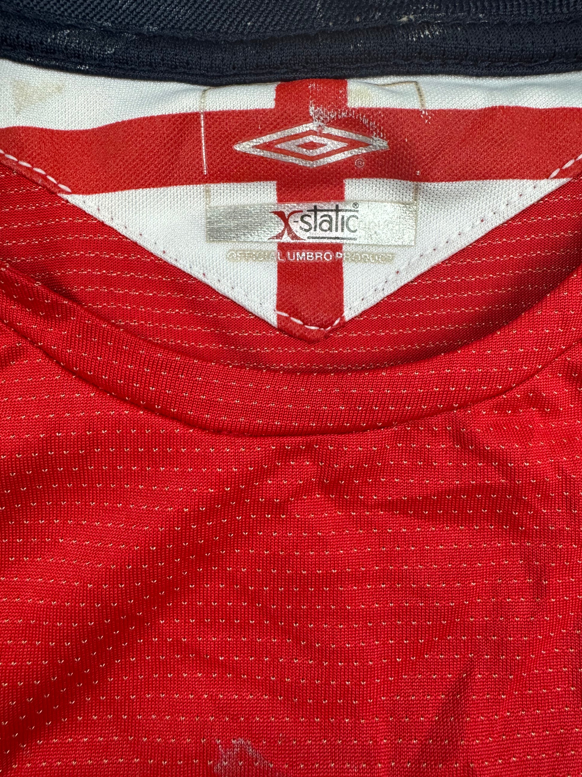 vintage Umbro England BECKHAM7 home jersey {S}