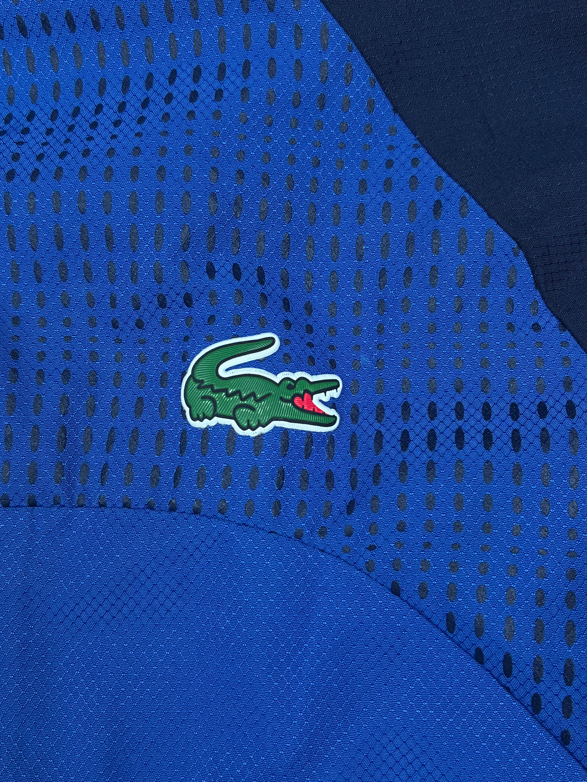 navyblue Lacoste windbreaker {S}