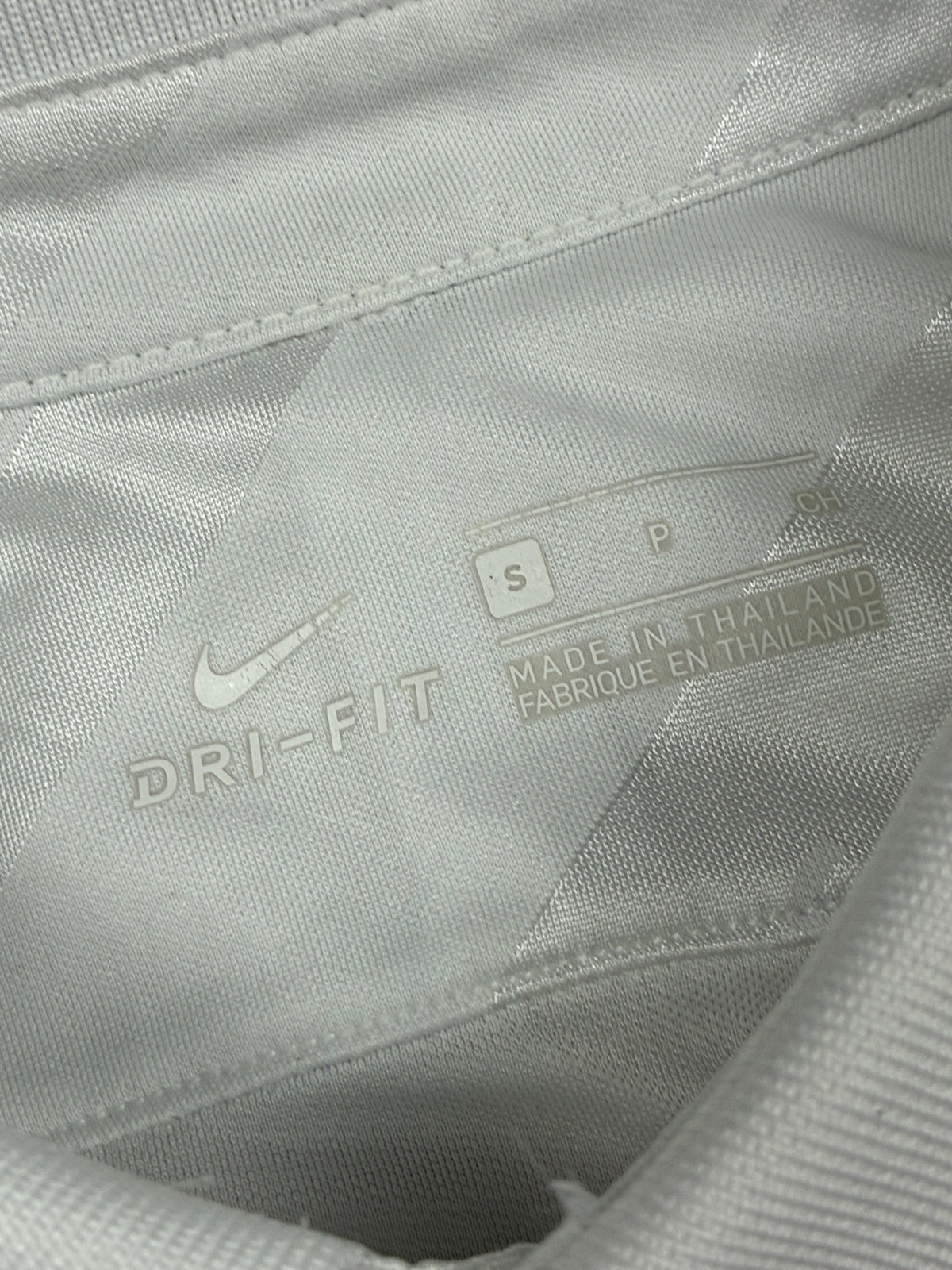 white Nike PSG Paris Saint Germain away jersey {S}