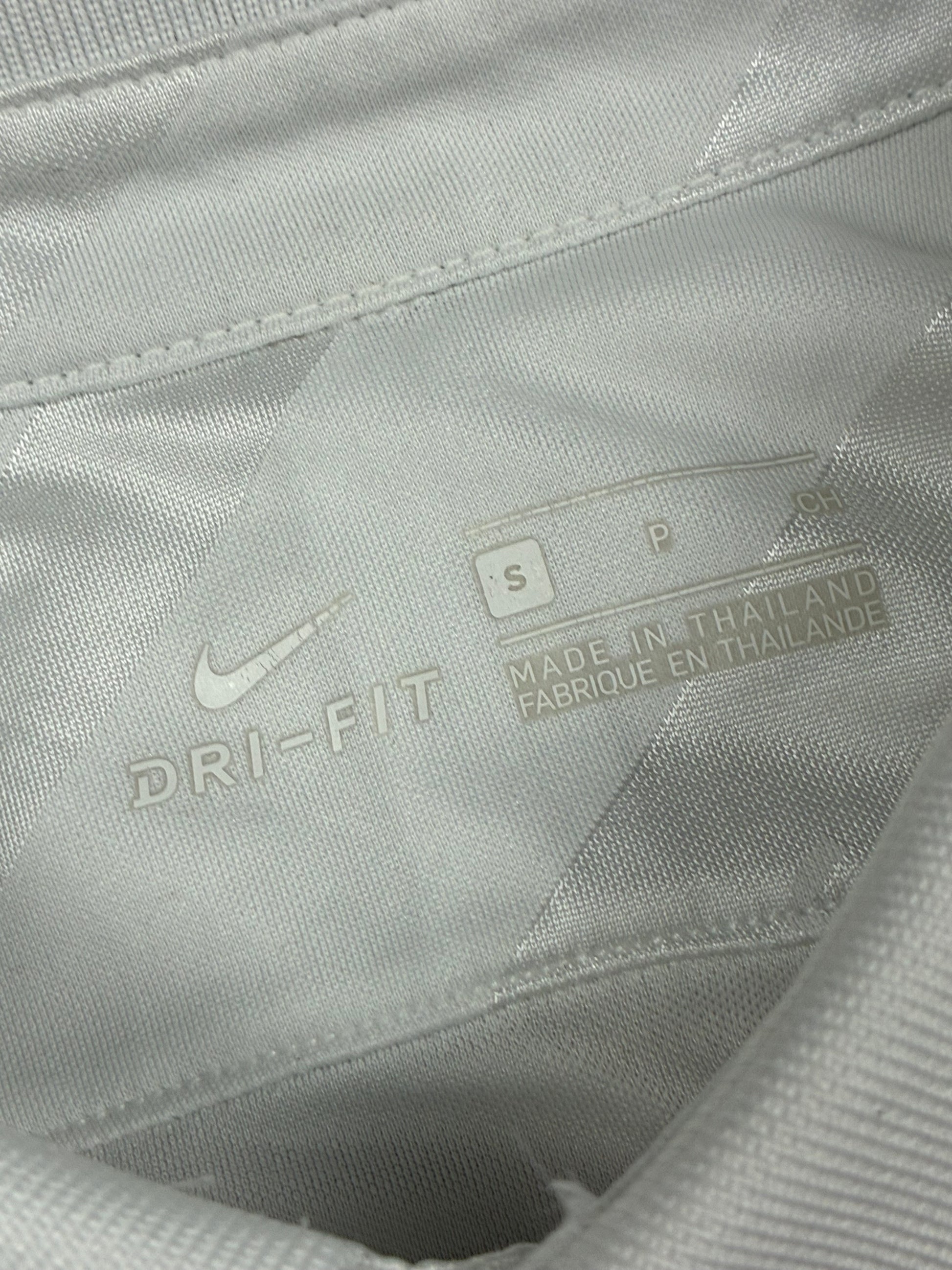 white Nike PSG Paris Saint Germain away jersey {S}