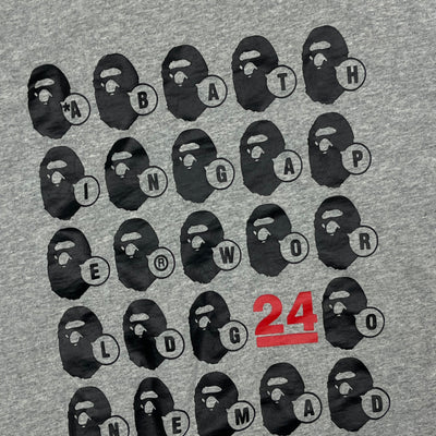 vintage BAPE a bathing ape t-shirt {L}