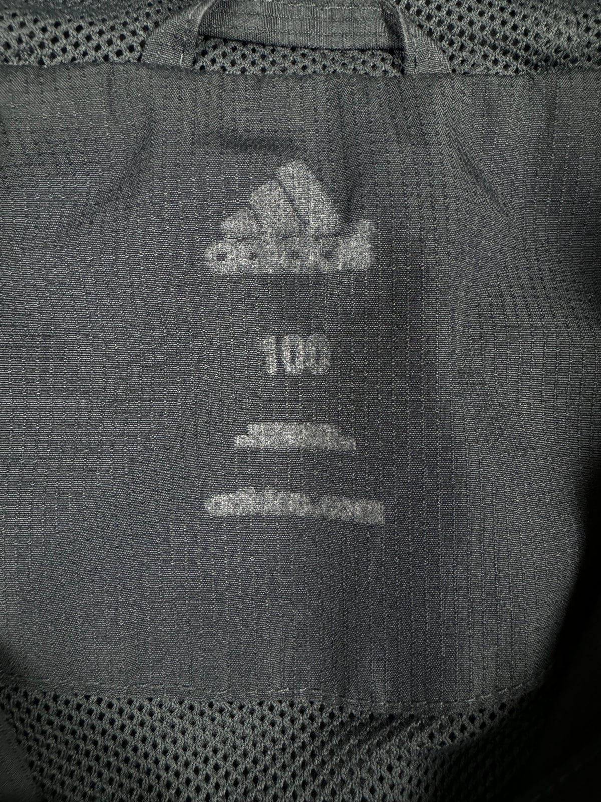 vintage Adidas Real Madrid quarterzip windbreaker {S}