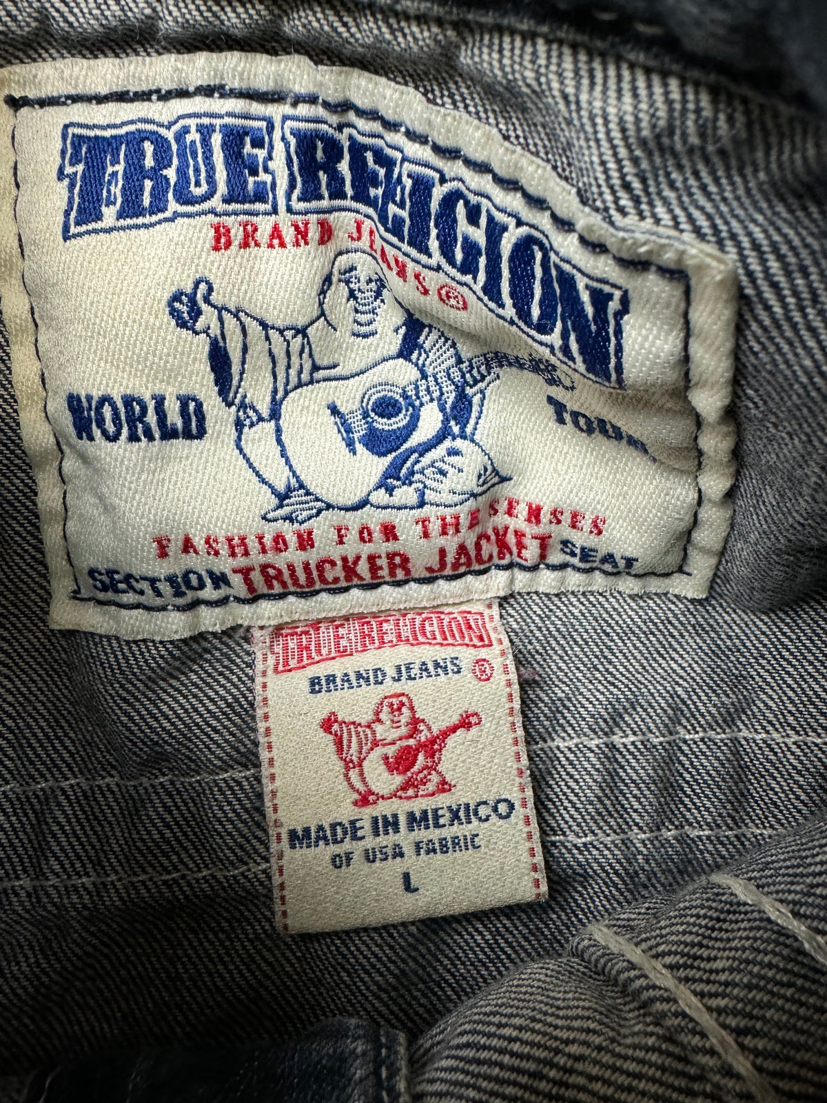 vintage True Religion jeansjacket {M}
