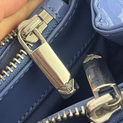 vintage babyblue Armani Jeans shoulderbag