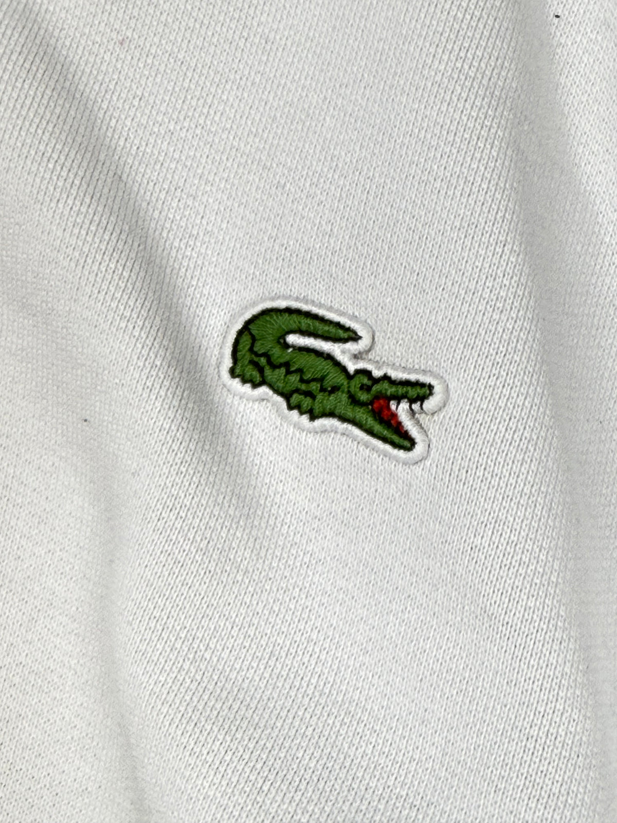 white Lacoste sweater {L}