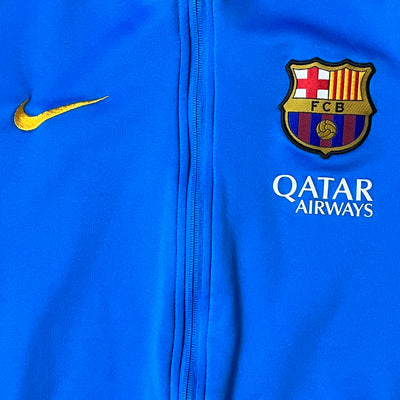 vintage babyblue Nike Fc Barcelona trackjacket {M}