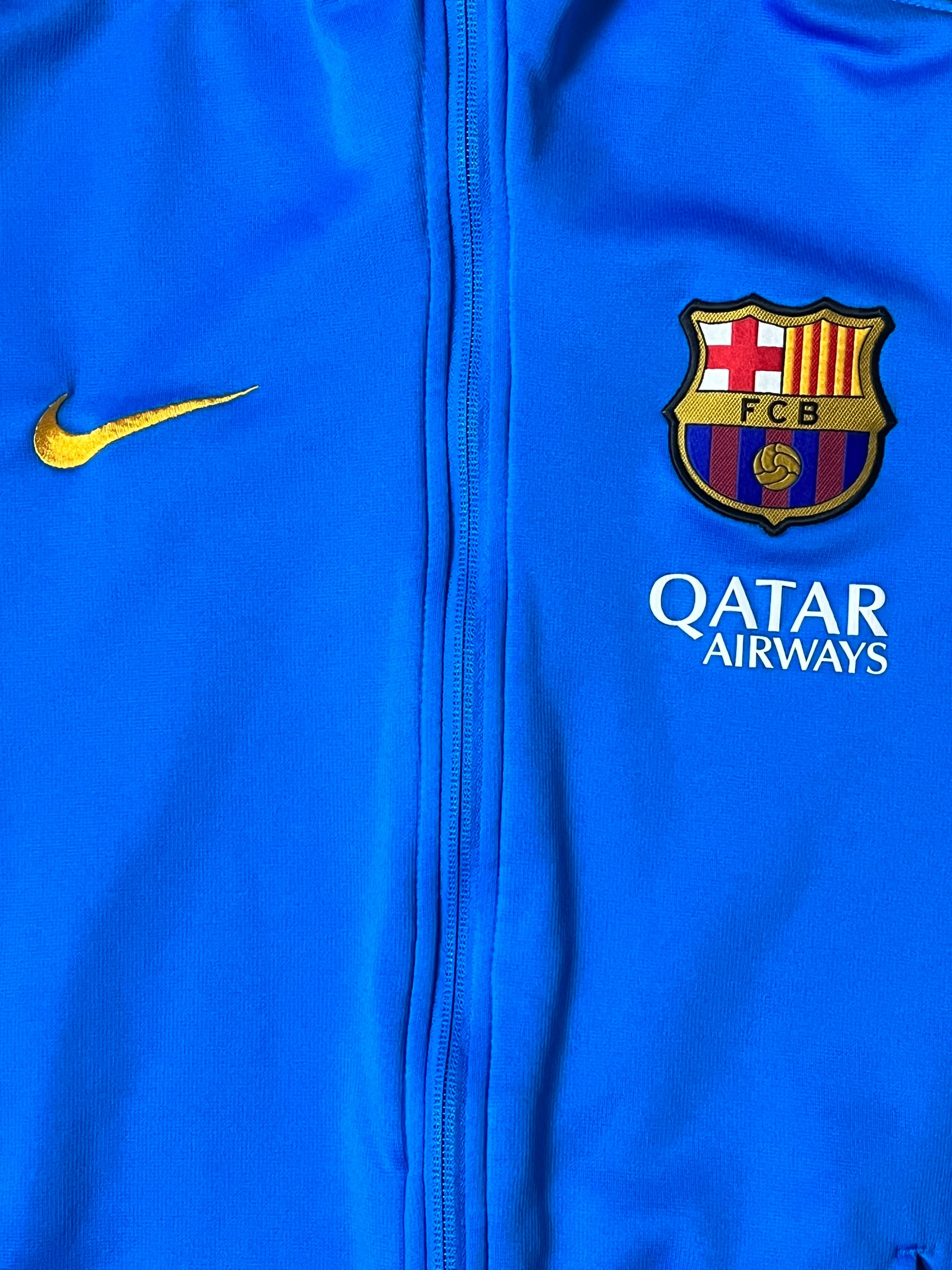 vintage babyblue Nike Fc Barcelona trackjacket {M}