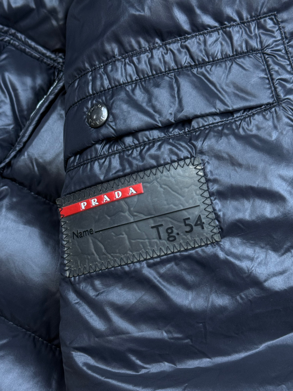 vintage navyblue Prada winterjacket {XL}