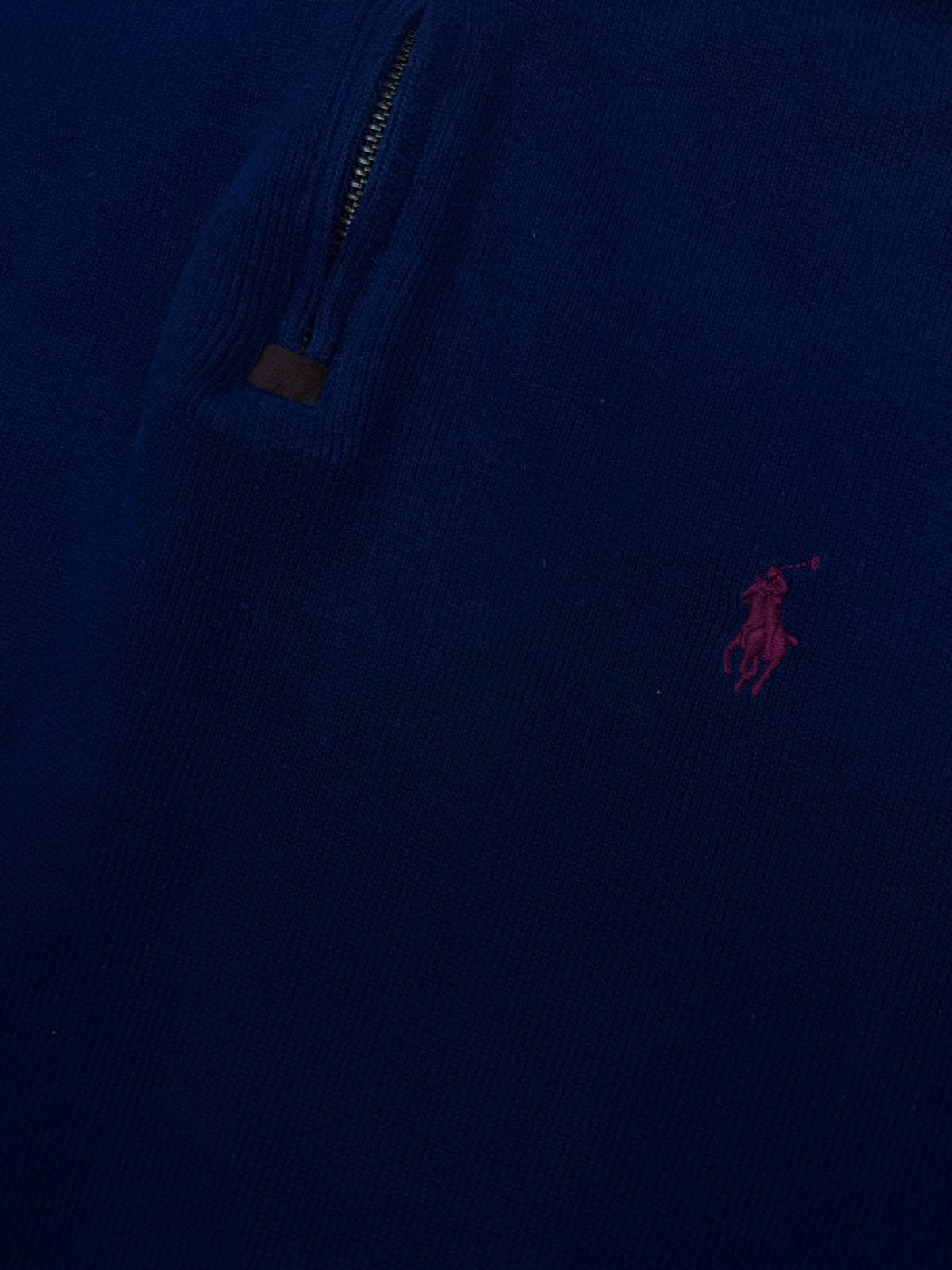 vintage navyblue Polo Ralph Lauren quarterzip {M}