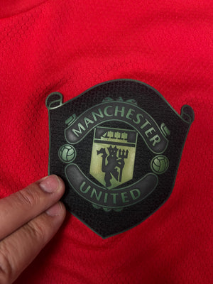 red Adidas Manchester United 2019-2020 home jersey {M}