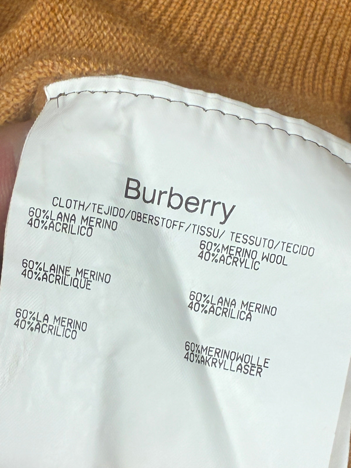 vintage Burberry knittedsweater {M}