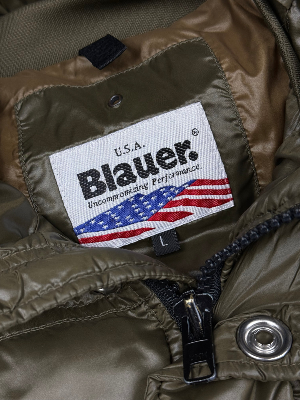 vintage Blauer winterjacket {L}
