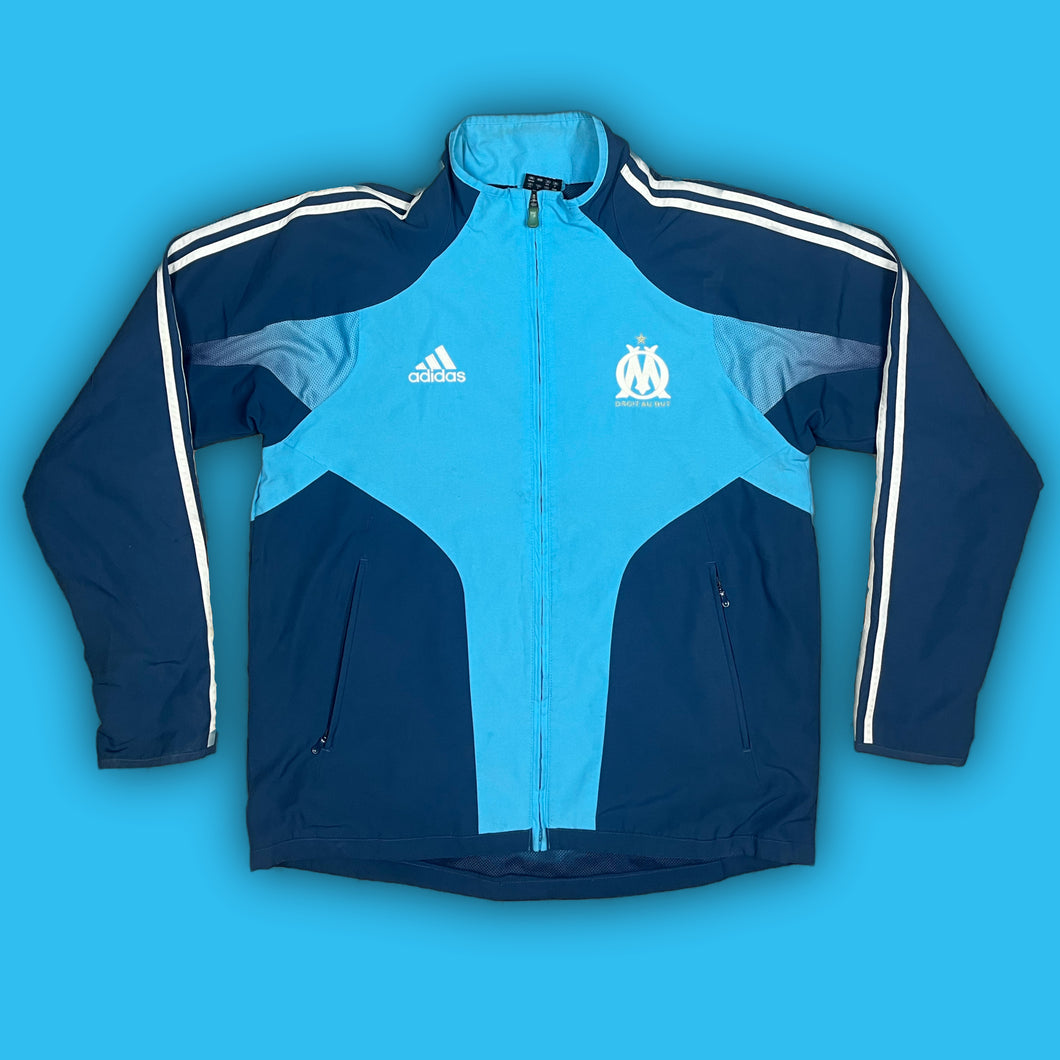vintage Adidas Olympique Marseille windbreaker {L}