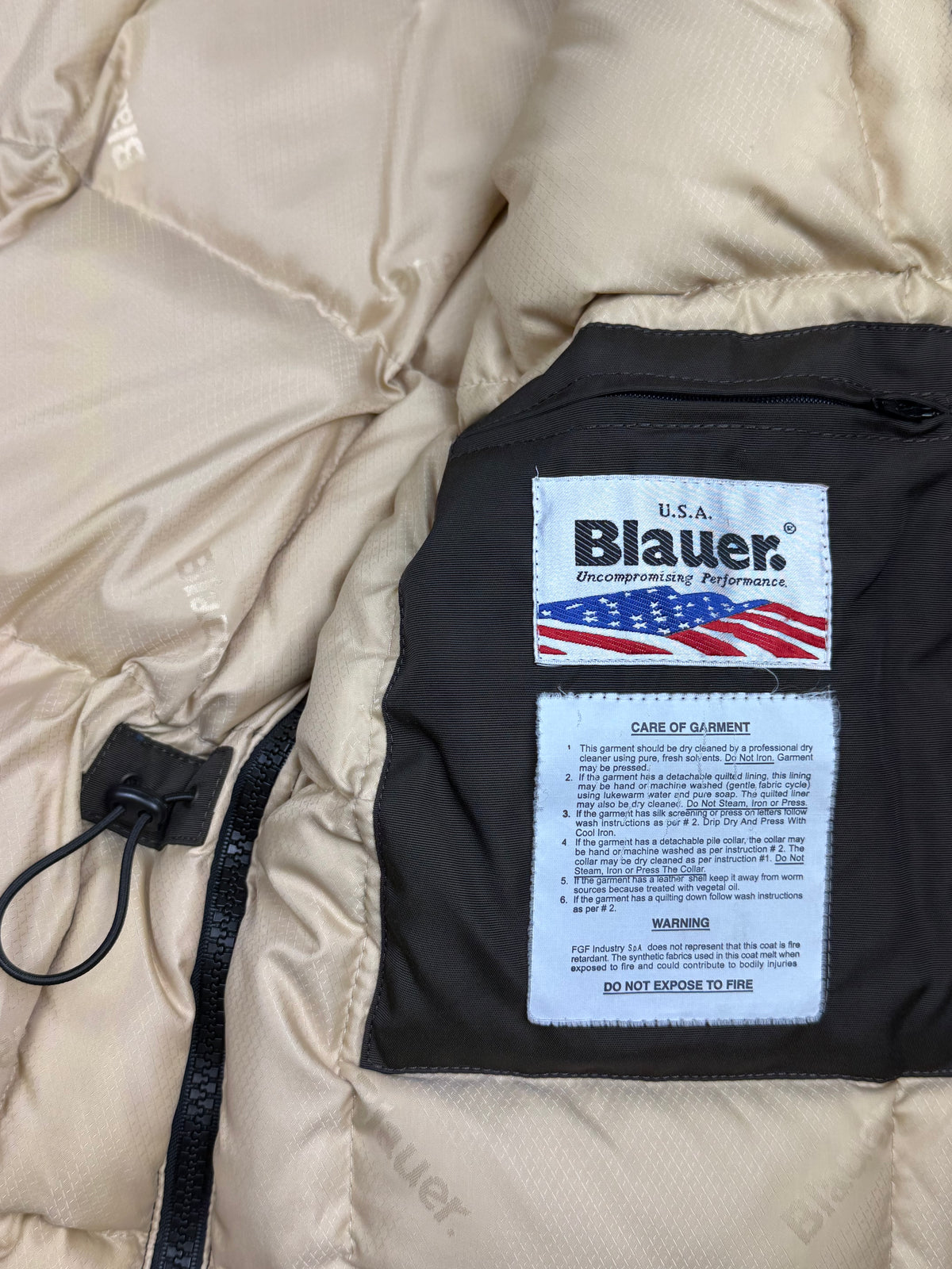 vintage Blauer winterjacket {XL}