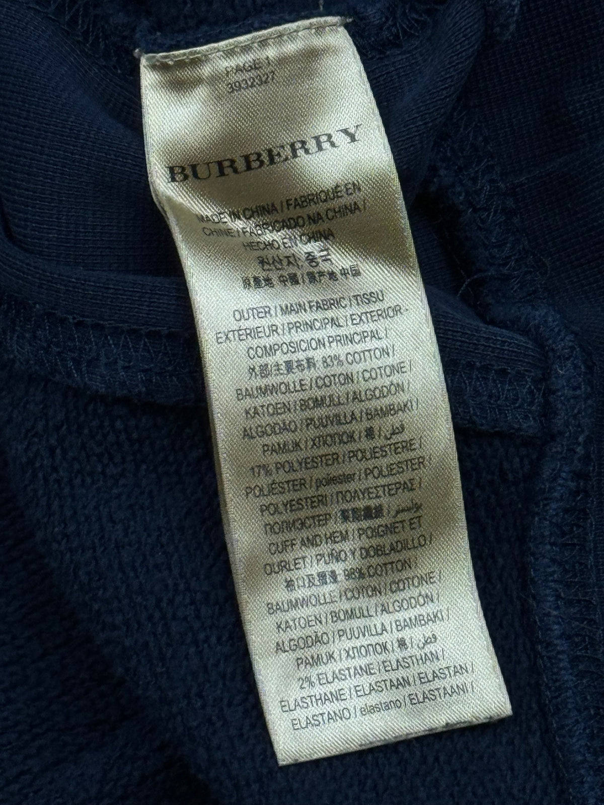 vintage navyblue Burberry sweater
