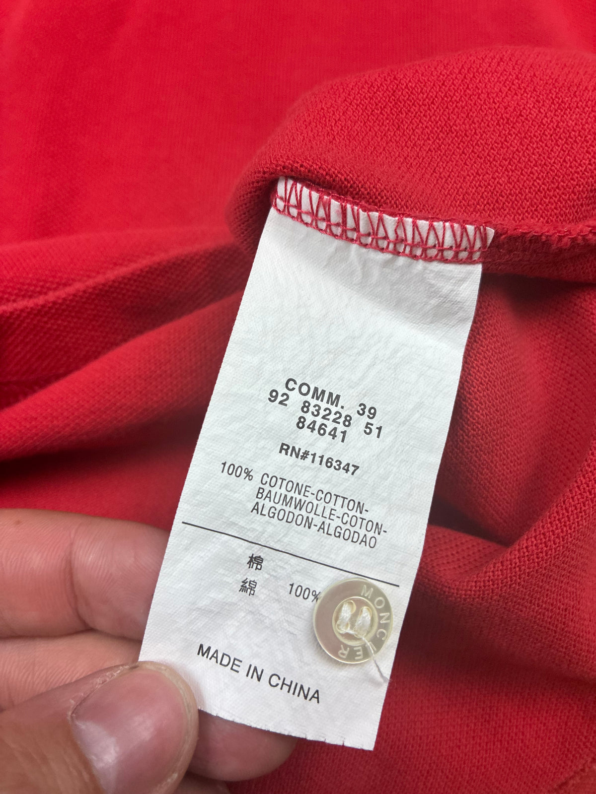 vintage Moncler polo {L}