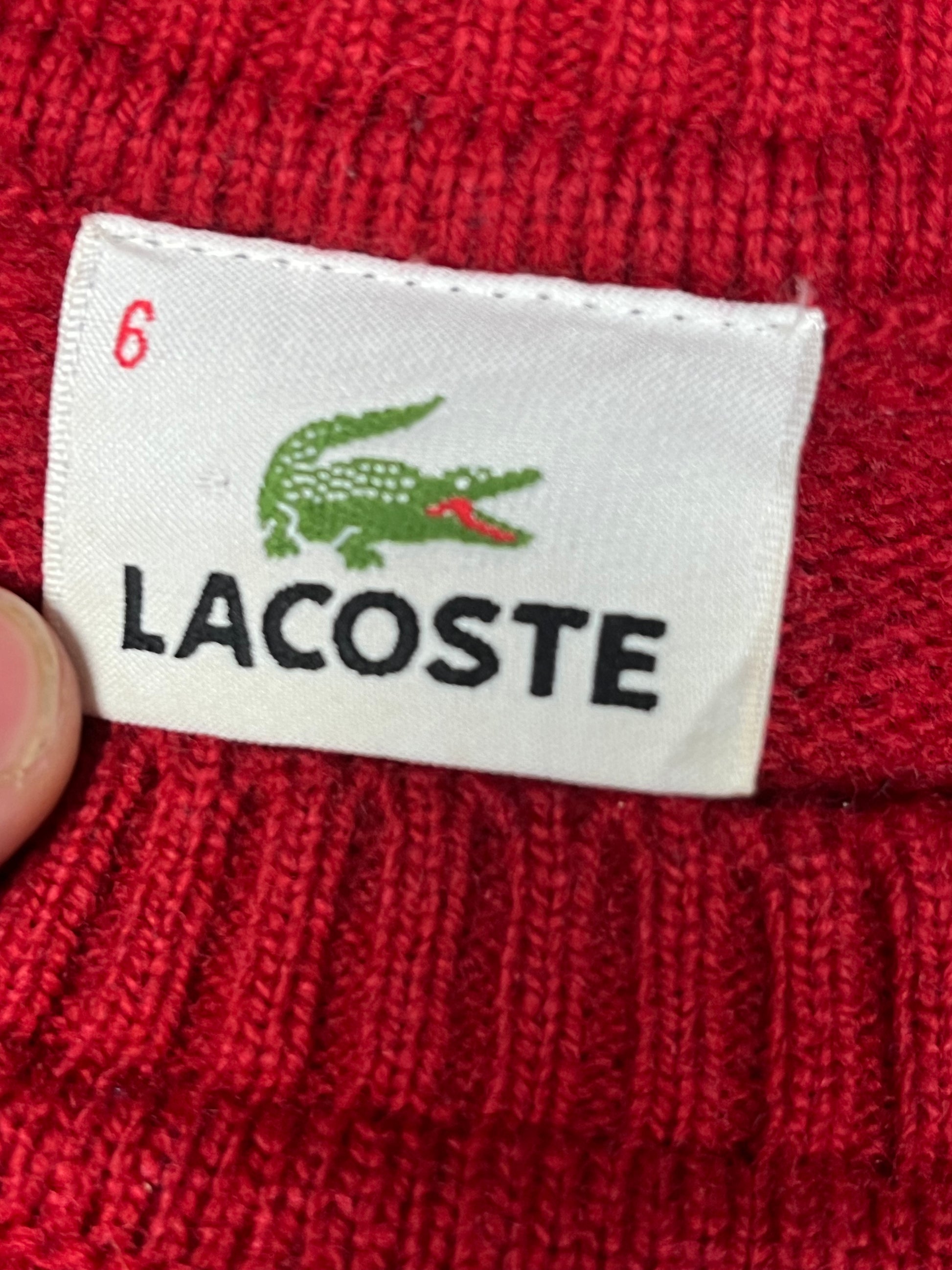 vintage Lacoste knittedsweater {M}