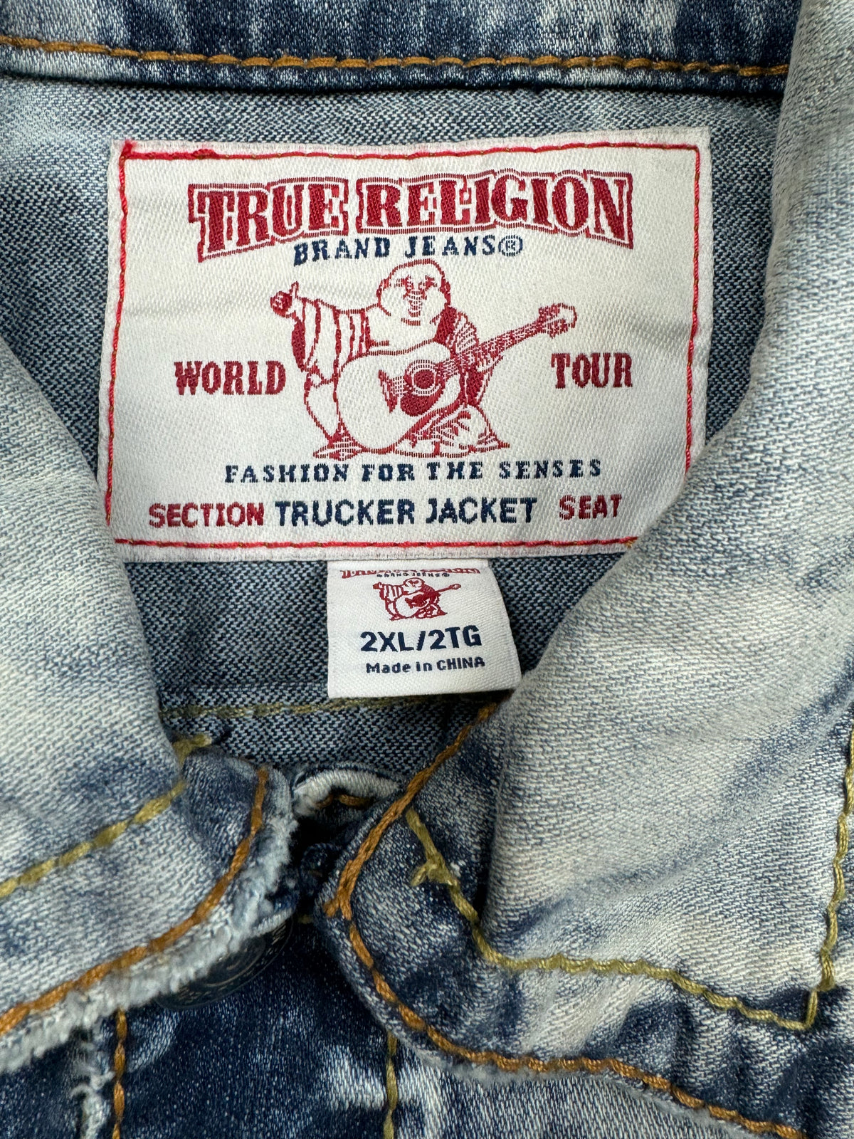 vintage True Religion jeansjacket {L}