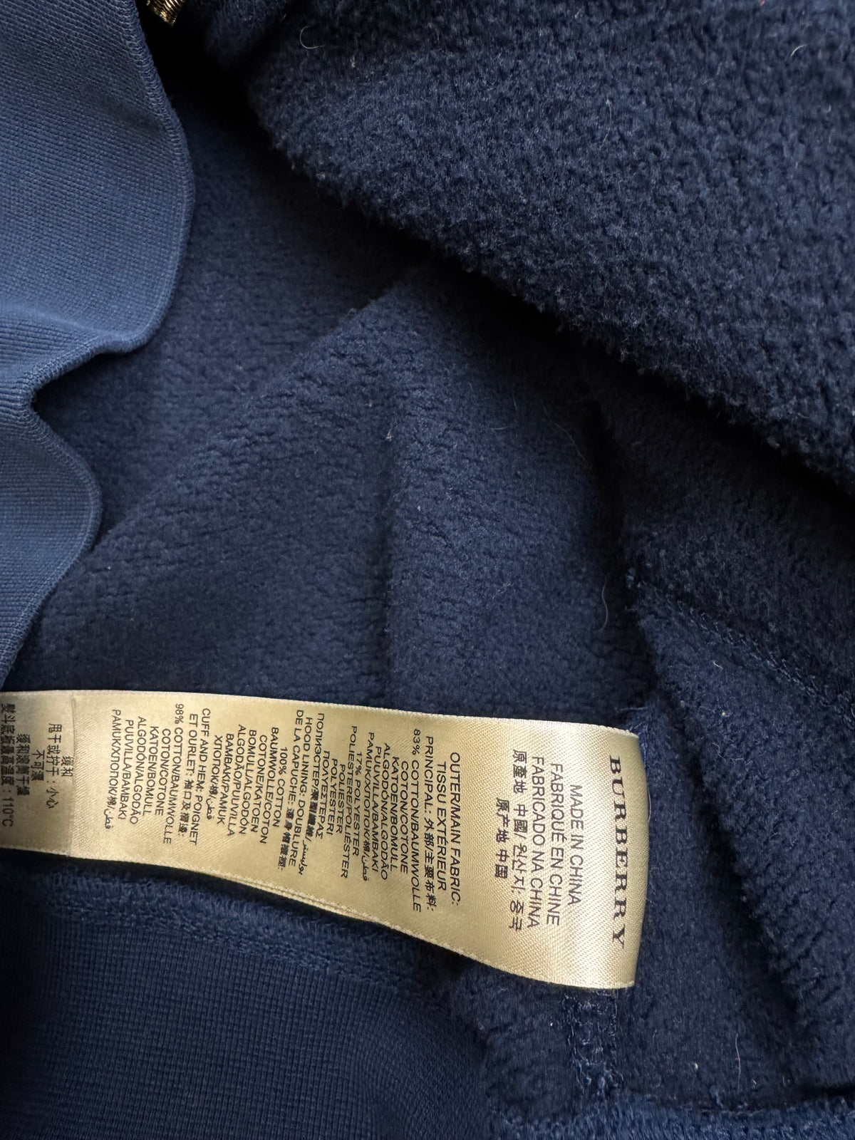 vintage Burberry sweatjacket {XL}