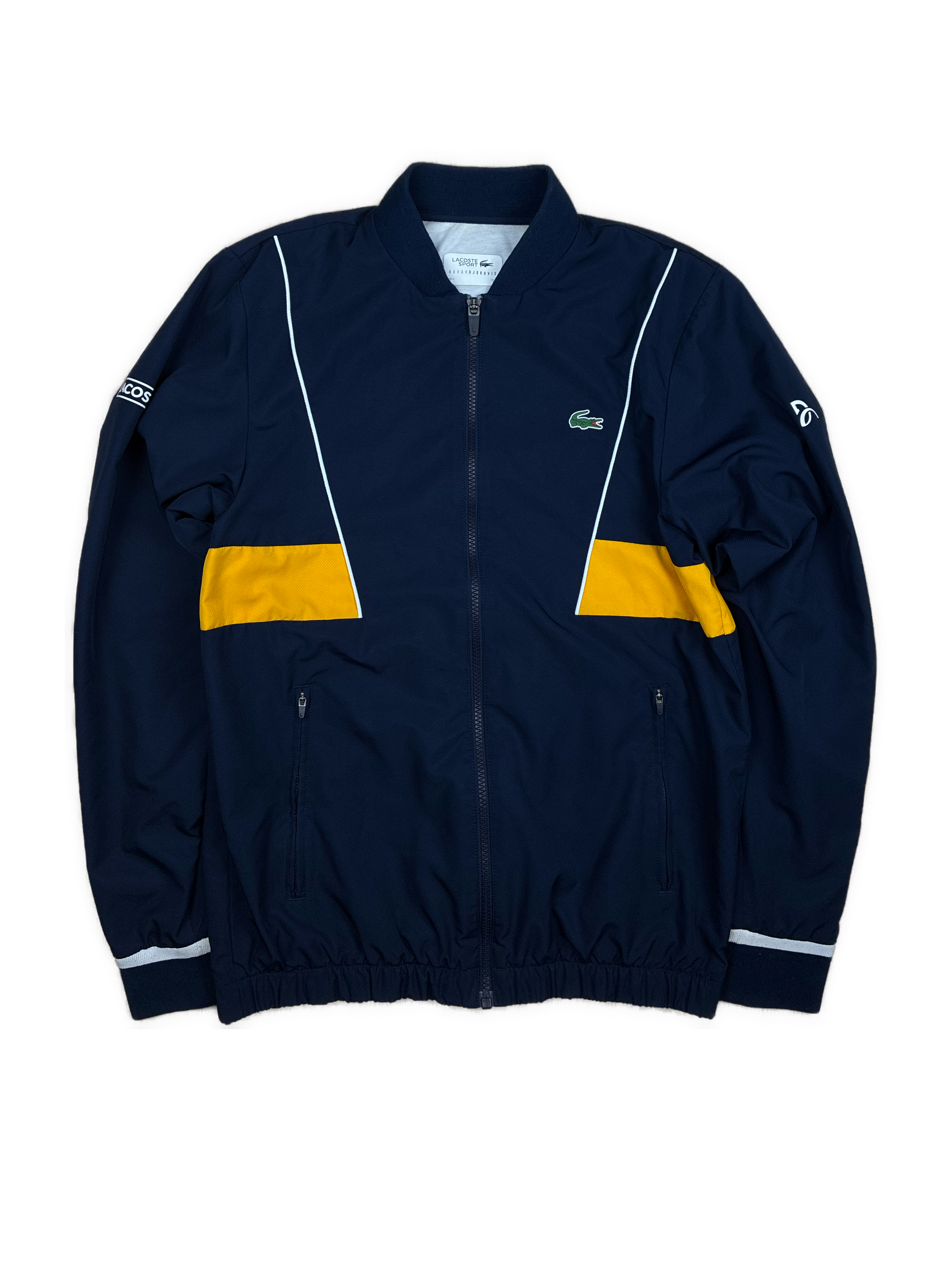 navyblue Lacoste windbreaker {S}