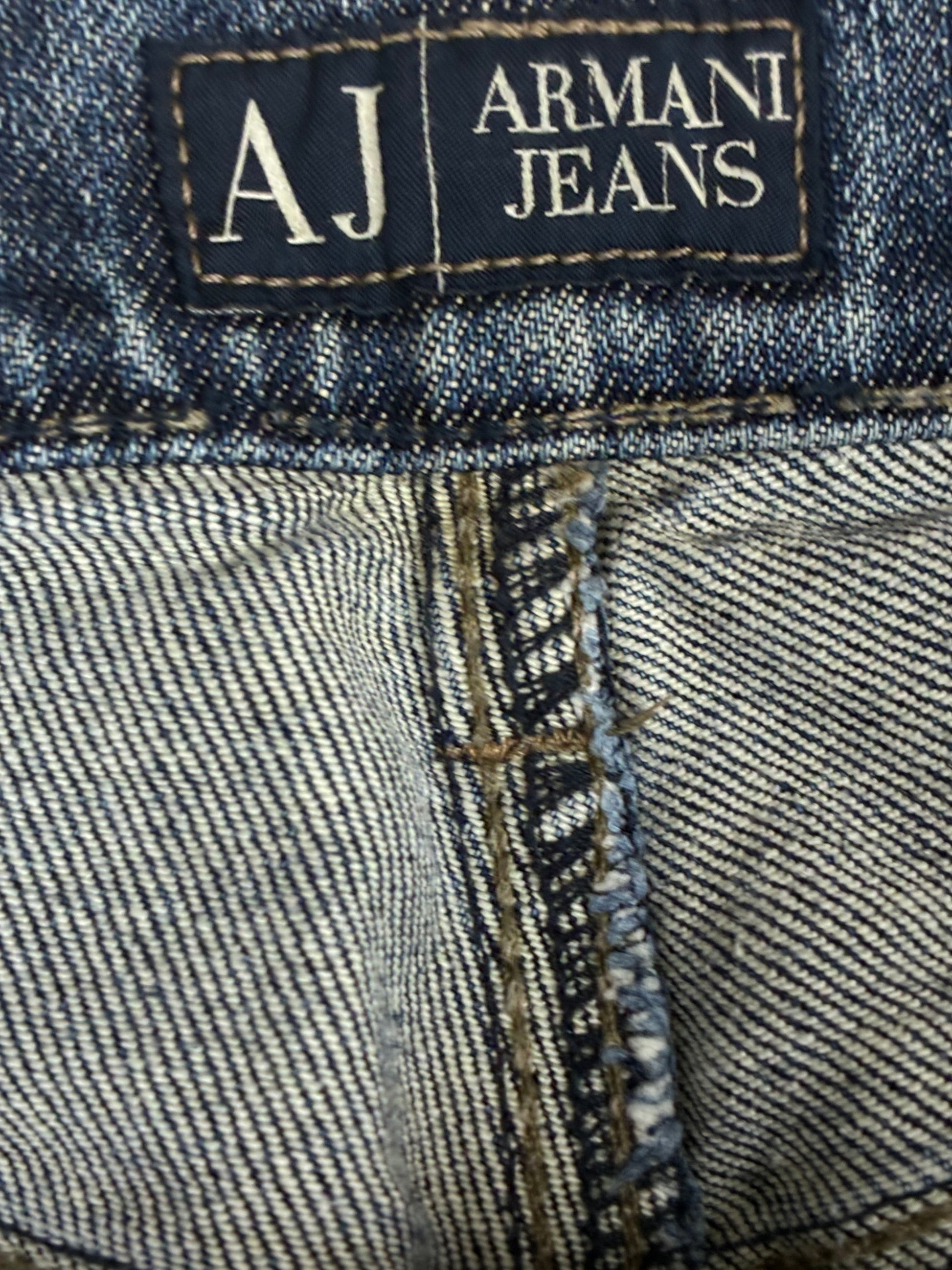 vintage Armani 3/4 jeans {L}