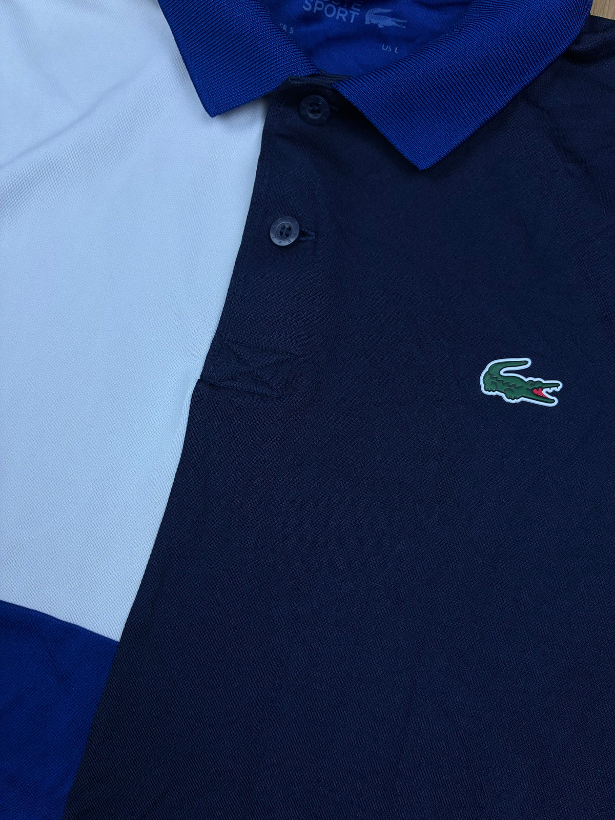 navyblue Lacoste polo {L}