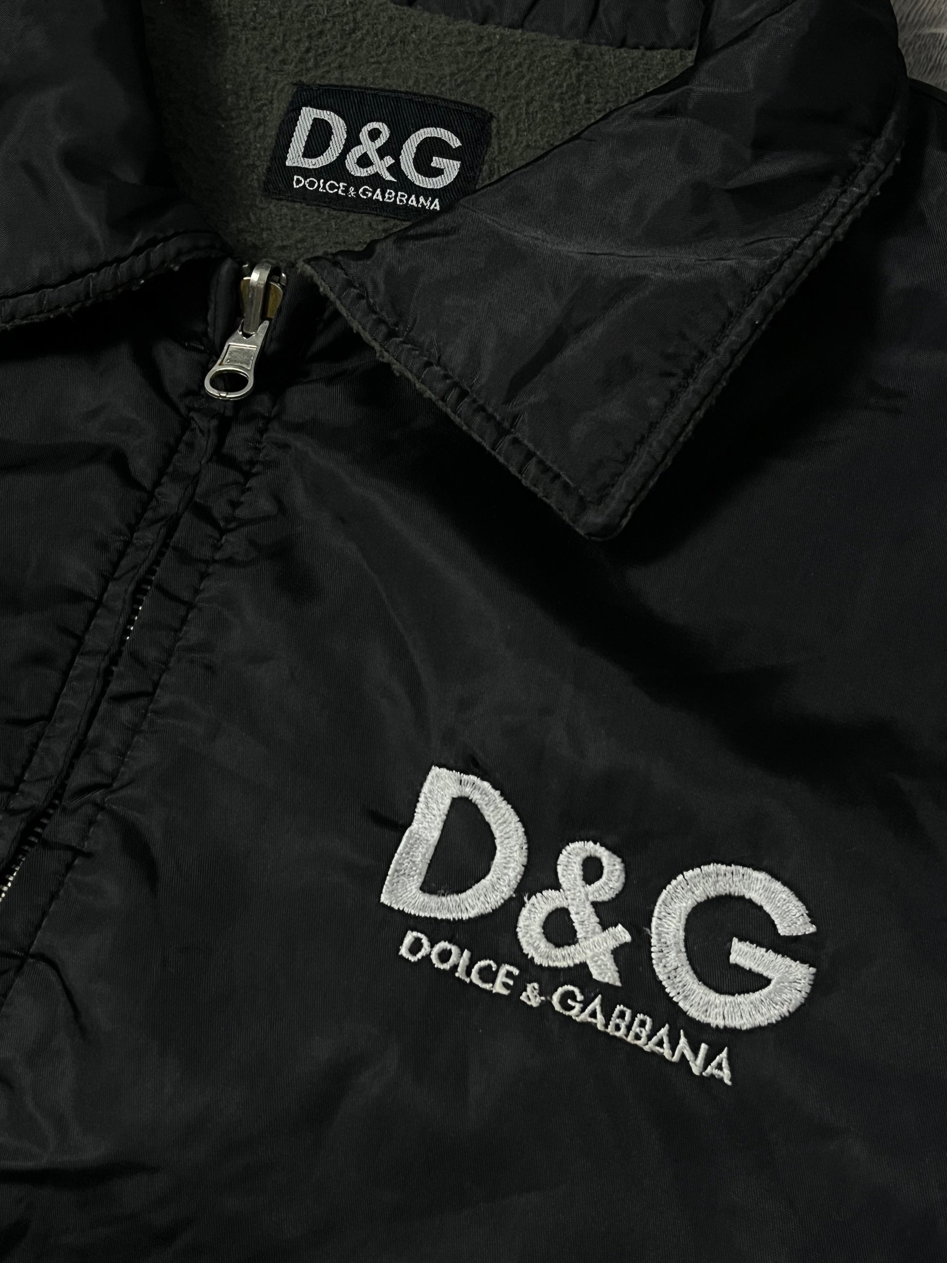 vintage reversible Dolce & Gabbana windbreaker/fleecejacket {M-L}