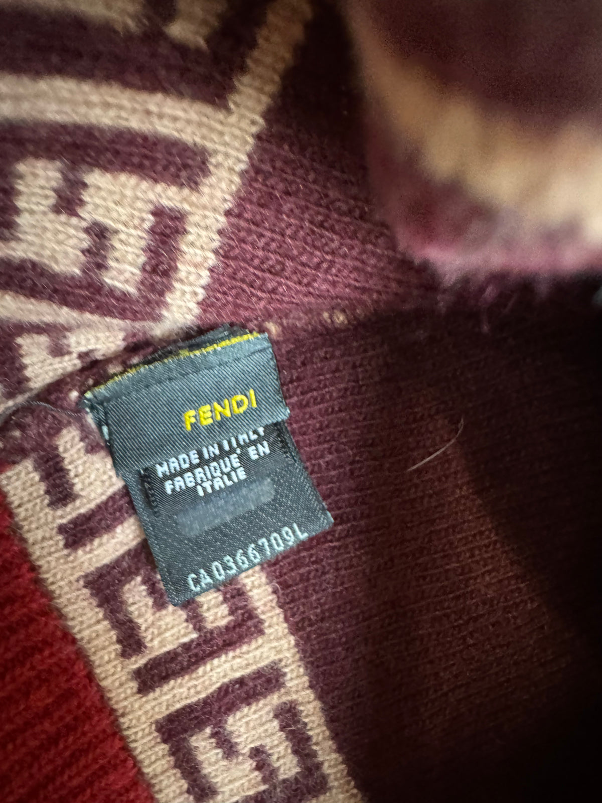 vintage Fendi beanie