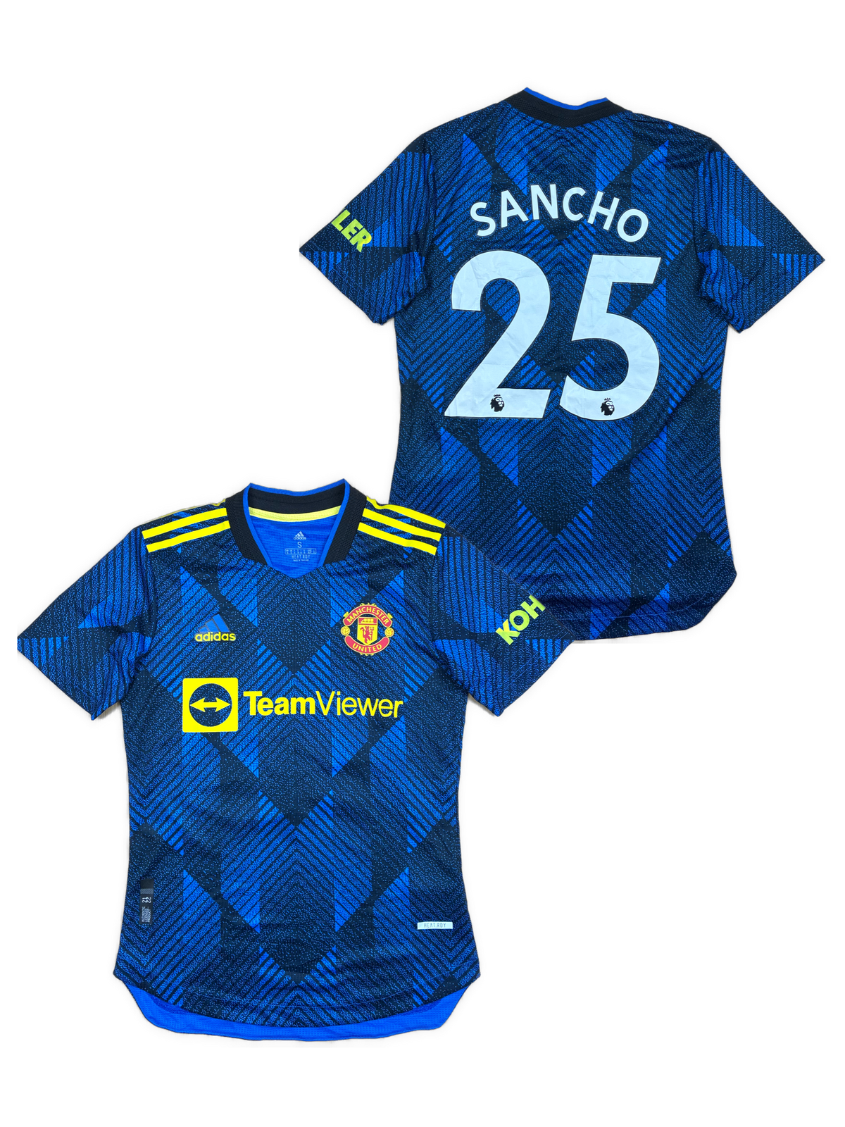 blue Adidas Manchester United SANCHO25 away jersey {S}
